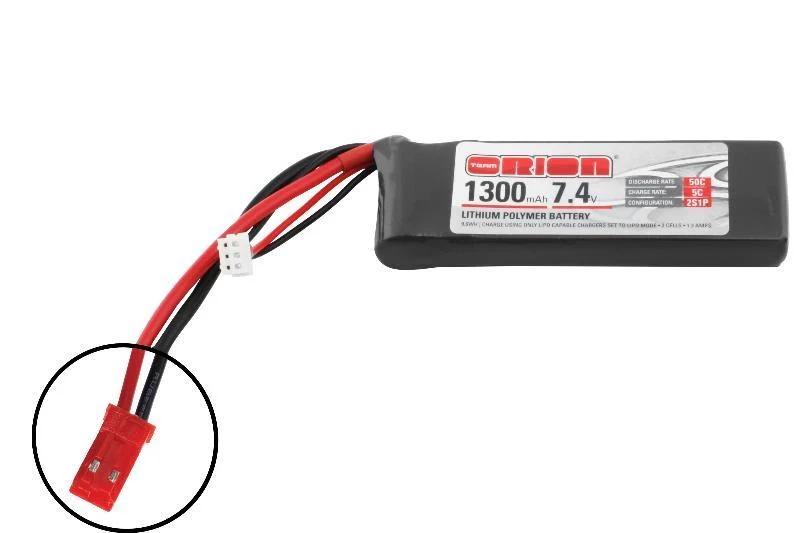 Absima Team Orion LiPo 1300mAh 2S 7,4V 50C JST