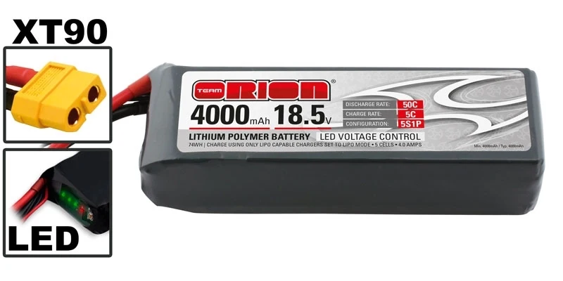 Absima Team Orion LiPo 4000 5S 18,5V 50C XT90