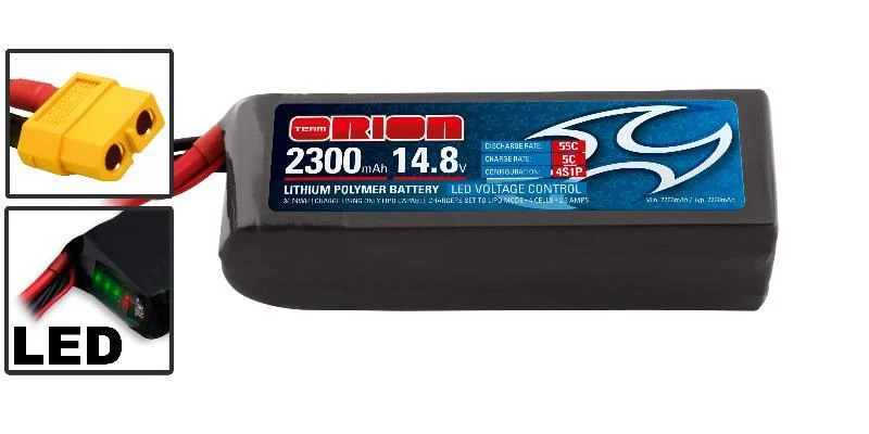 Absima LiPo 2300mAh 4S 14,8V 55C (XT60) – FPV Akku