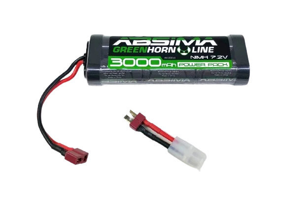Absima Greenhorn Vol.2 NiMH 7.2V 3000 (T-Plug + Tamiya Adapter)