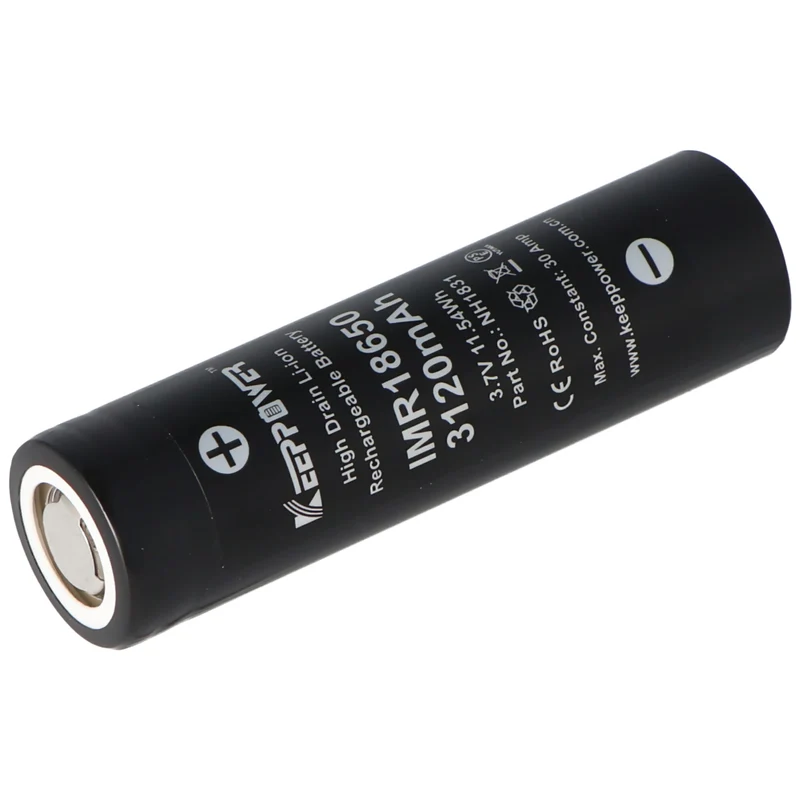 Keeppower IMR18650 3,7V 3120mAh US18650VTC6 Li-Ion Akku