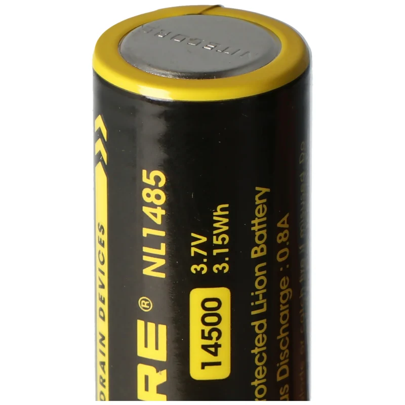 Nitecore 14500 3,7V 850mAh NL1485 Li-Ion Akku