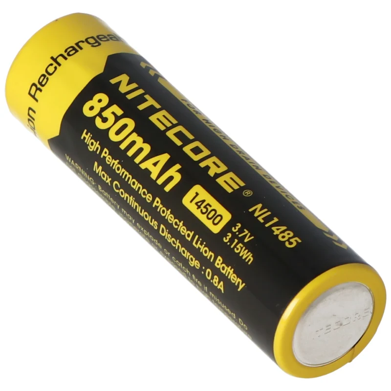 Nitecore 14500 3,7V 850mAh NL1485 Li-Ion Akku