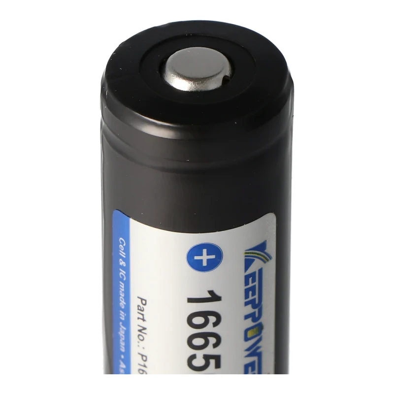 Keeppower 16650 3,7V 2500mAh geschützt Pluspol erhöht UR16650ZTA Li-Ion Akku