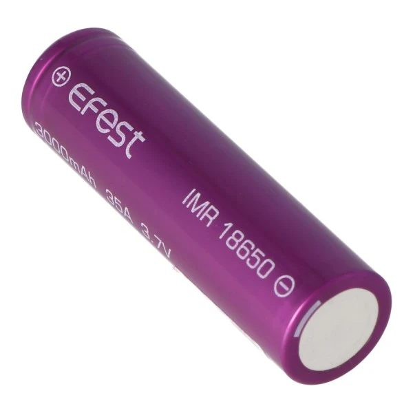 Efest Purple IMR 18650 3000mAh 3,7V (Flat Top) Li-Ion Akku