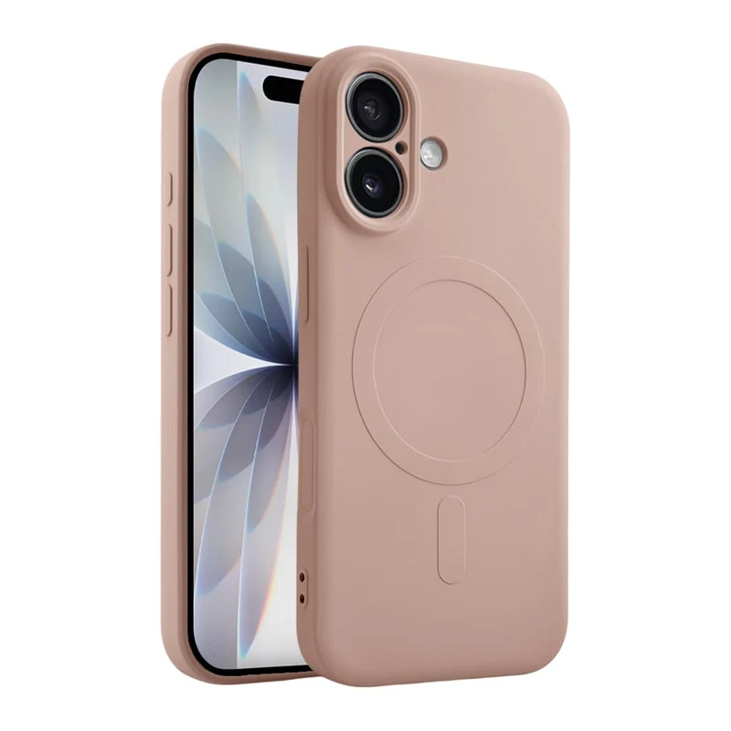 Casify Siliconen Hoesje met MagSafe voor de iPhone 17 - Roze