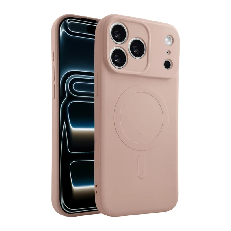 Casify Siliconen Hoesje met MagSafe voor de iPhone 17 Pro Max / 18 Pro Max - Roze