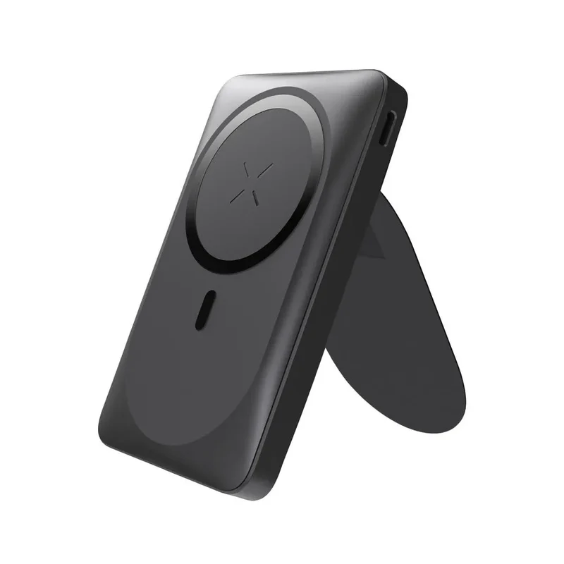 Forcell MagStand Powerbank met Standaard en MagSafe – 10.000 mAh – 20W – Zwart