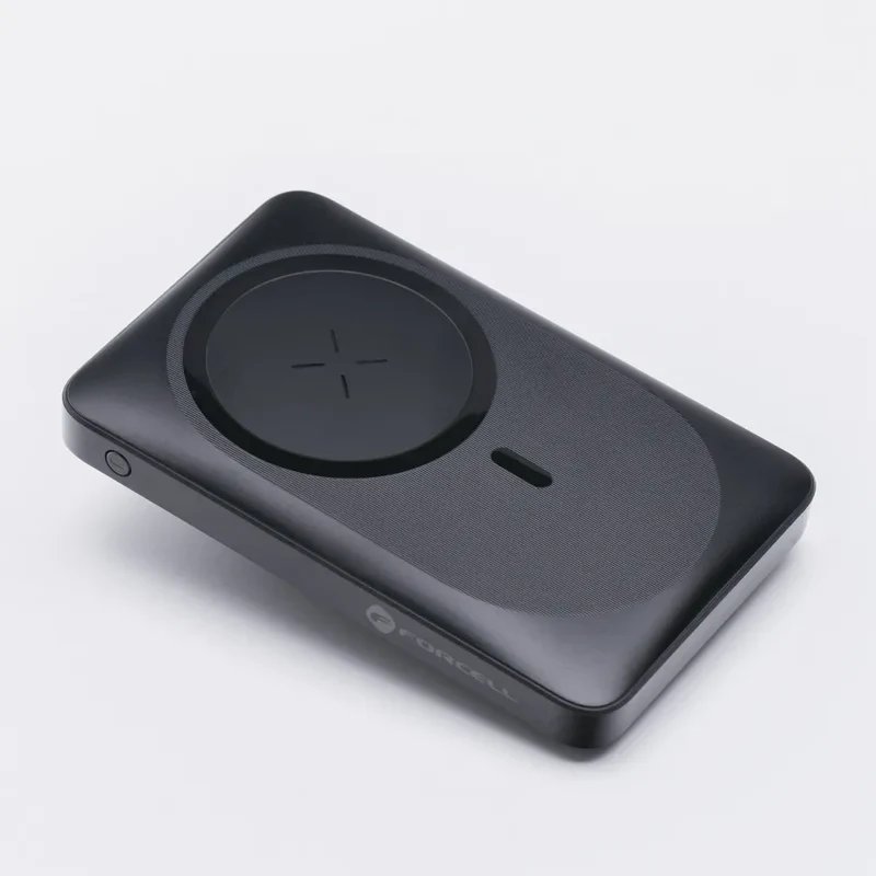 Forcell MagStand Powerbank met Standaard en MagSafe – 10.000 mAh – 20W – Zwart
