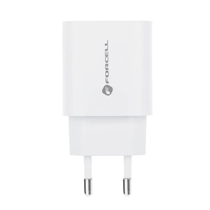 Forcell Oplader - Wall Charger – 30 Watt – USB-C & USB-A – Wit