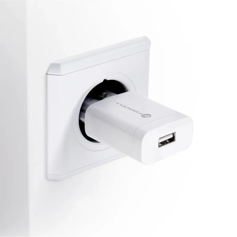 Forcell Oplader - Wall Charger – 18 Watt – USB-A – Wit