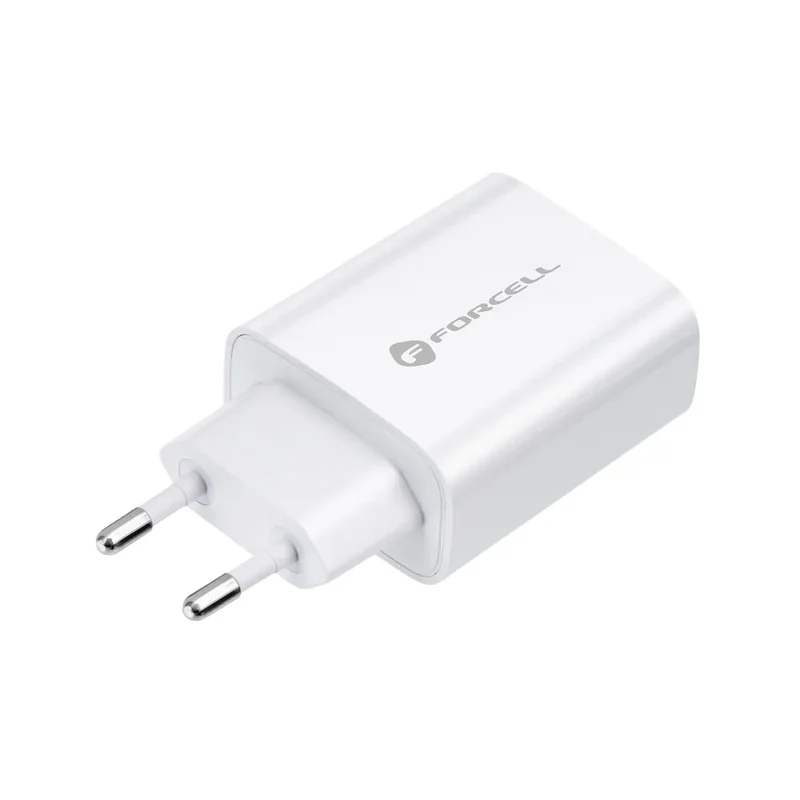 Forcell Oplader met USB-C naar Lightning kabel - 20 Watt - 1,2 meter - Wit