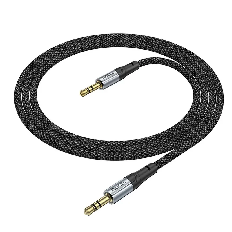Hoco AUX kabel 3,5 mm Jack – Audio kabel Male to Male – 1 meter – Zwart