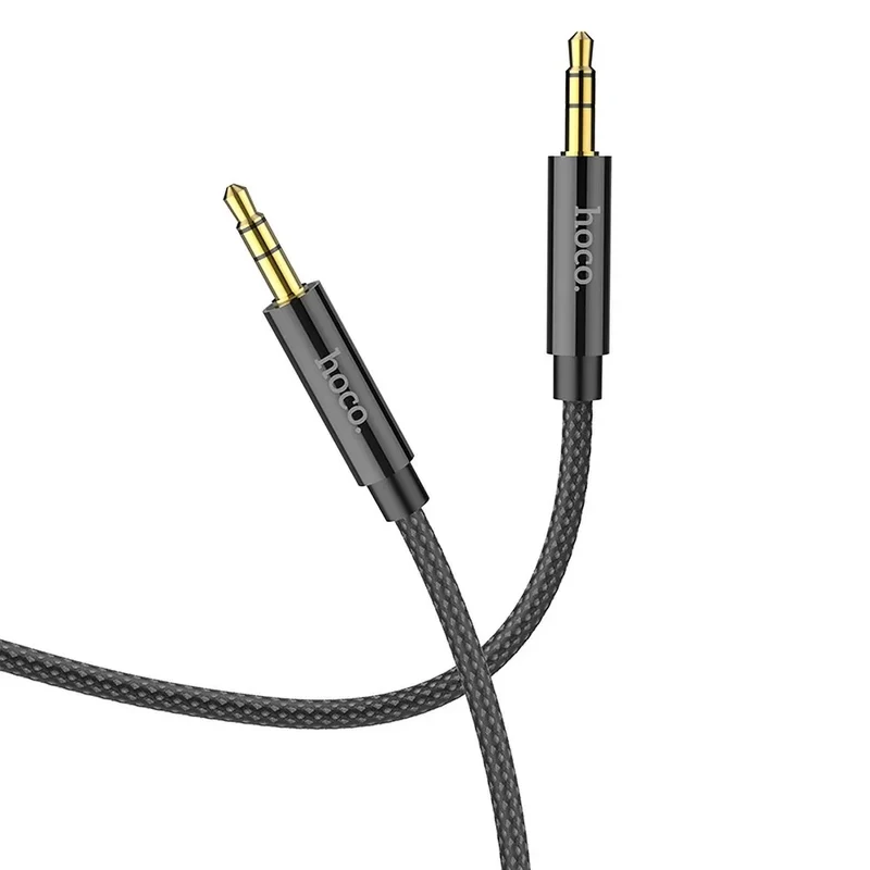 Hoco AUX kabel 3,5 mm Jack – Audio kabel Male to Male – 2 meter – Zwart