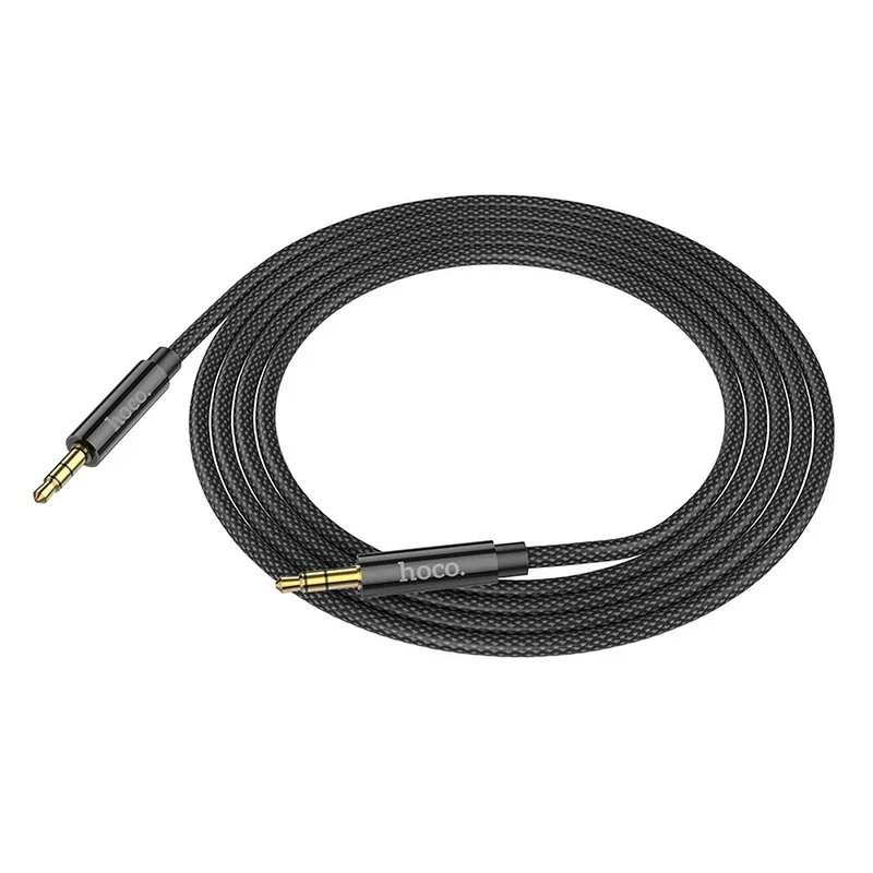 Hoco AUX kabel 3,5 mm Jack – Audio kabel Male to Male – 2 meter – Zwart