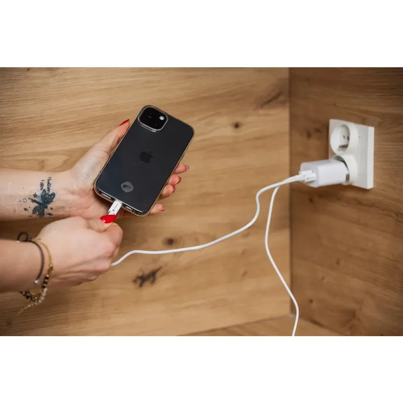 Forcell USB-C naar USB-C Kabel 60W QC4.0/PD – 2 meter – Wit