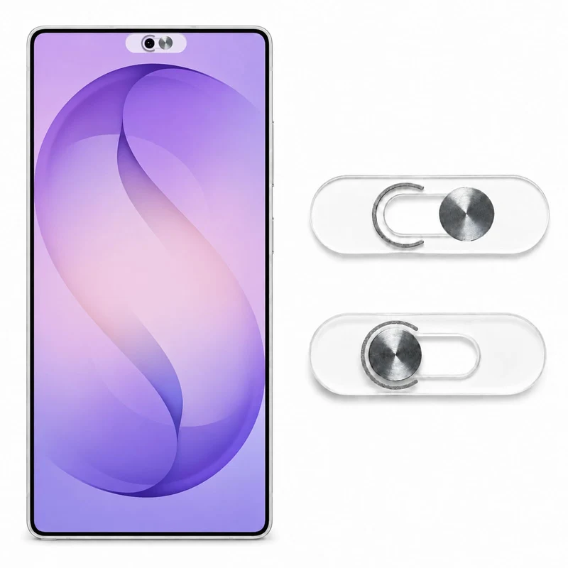 Velaporco Front Camera Cover | Smartphones Webcam Cover Protect Privacy, Camera Privacy Covers Compatible for Galaxy, Pixel & iP