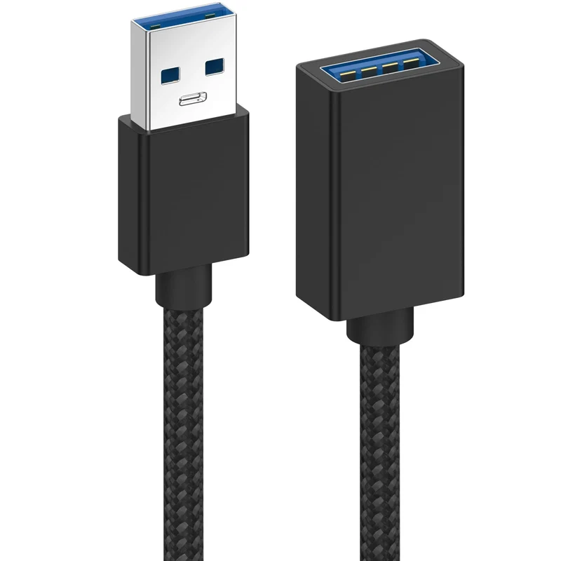 Vanjua USB Extension Cable3.3FT, USB 3.0 Extension Cable, Male to Female Cord High Data Transfer Compatible with Webcam,USBKeyb