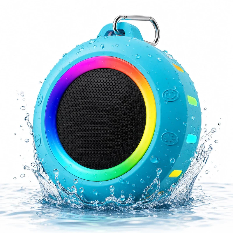 Waterproof Bluetooth Speaker, Portable Wireless Shower,Gifts for Men Women