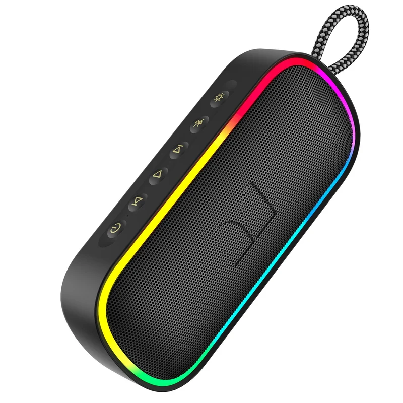 Monster S150 Plus Portable Speaker IPX7 Waterproof Bluetooth Speaker 40W with Dynamic RGB Lights, Bluetooth 6.0, 15H Playtime,