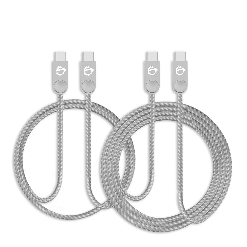 SIIG CB CBUS0Q11S1 1.65 3.3ft Zinc Alloy USBC to USBC Charging Sync Braided