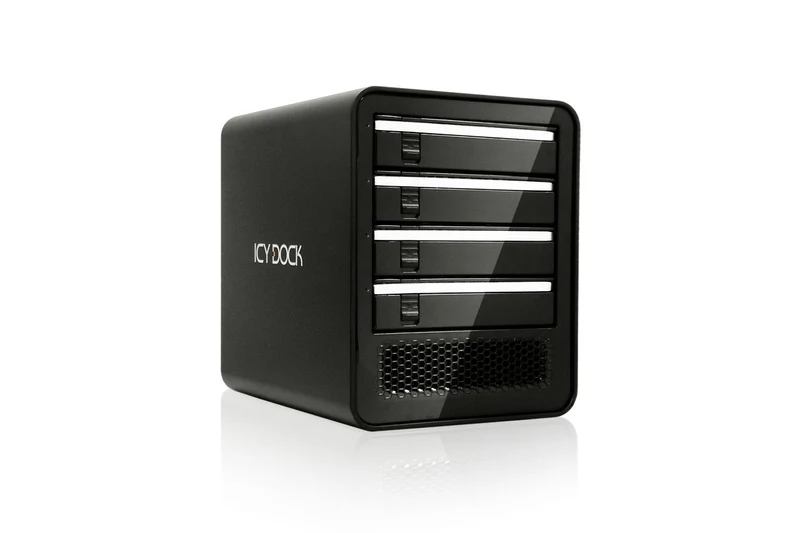 ICY DOCK MB561U3S4SB R1 4Bay USB3.0 2.5 3.5 SATA HDD SSD Ext Enclosure BK