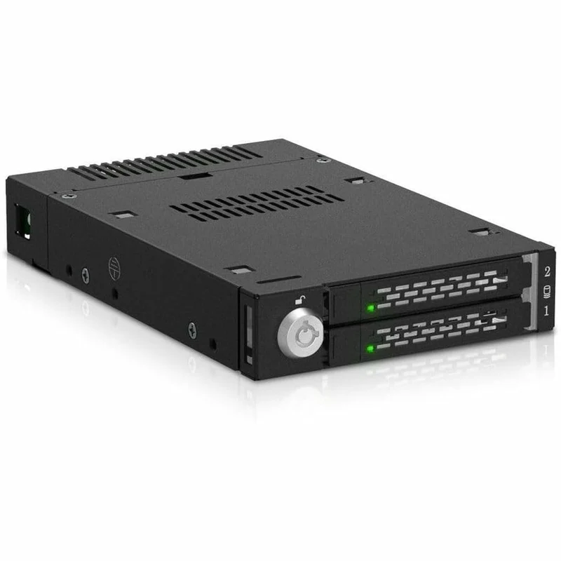 Icy Dock Tougharmor Mb834MkB V2 Drive Enclosure For 3.5 M.2, Pci Express Nvme 4.0 Sff8654 Slimsas Host Interface Internal