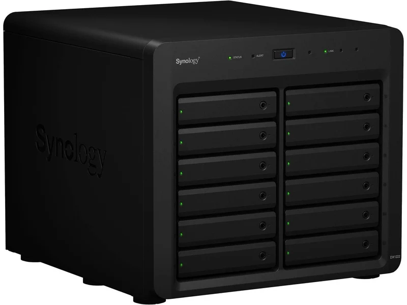 Synology Dx1222 Drive Enclosure Serial Attached Scsi (Sas), Sata MiniSas Hd Host Interface Desktop
