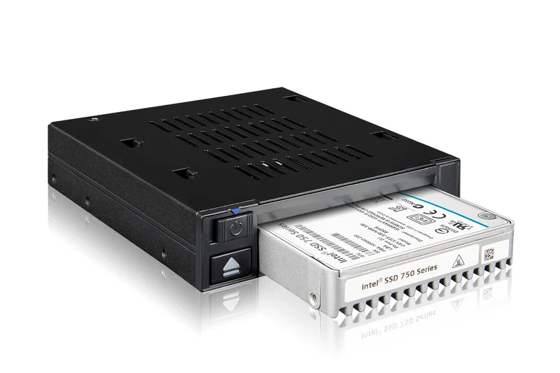 ICY DOCK U.2 NVMe PCIe 3.0/4.0 SSD TrayLess Docking Enclosure for External 3.5 Drive Bay | flexiDOCK MB021VPB (TriMode Incom