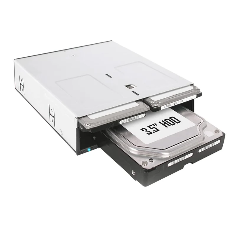 ICY DOCK 3 Bay 2 x 2.5 & 1 x 3.5 SATA HDD/SSD Hot Swap Backplane Docking Enclosure for 5.25 Bay | flexiDOCK MB095SPB