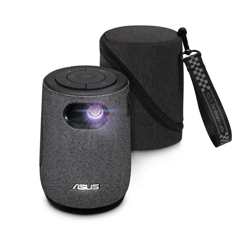 ASUS ZenBeam Latte L1 Portable WiFi Projector 300 Lumens Projector, Builtin Harman Kardon Bluetooth Speaker, 3 Hours Video Pl