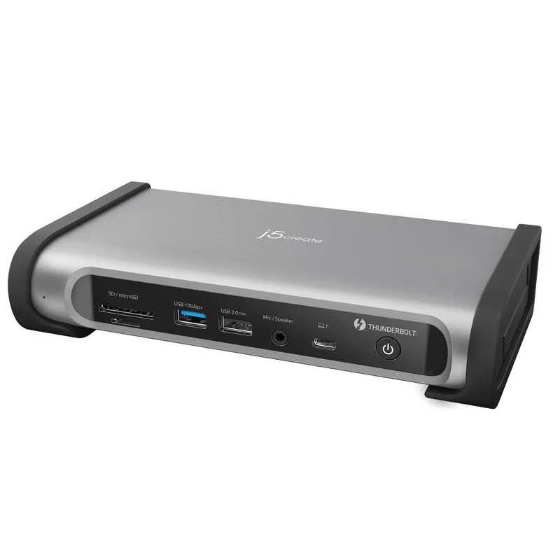 j5create Accessory JTD568 Thunderbolt 4 Quad Display Docking Station Retail
