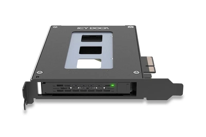 ICY Dock RD MB111VPB ToughArmor U.2 U.3 NVMe SSD Mobile Rack f PCIe ExpSlot