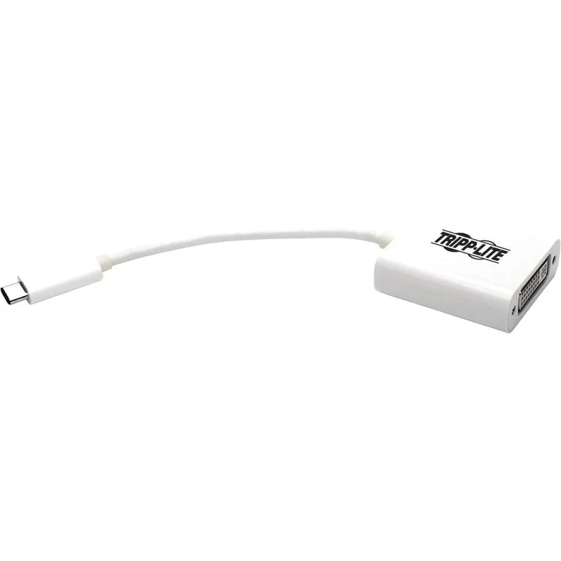 Tripp Lite USB C to DVI Video Adapter Converter 1080p, M/F, Thunderbolt 3 Compatible, USBC, USB TypeC, USB Type C 6in (U44406