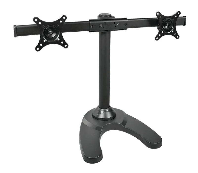 SIIG Accessory CEMT1712S2 SidebySide Dual Monitor Desk Stand 13inch to 27inch Retail,Black