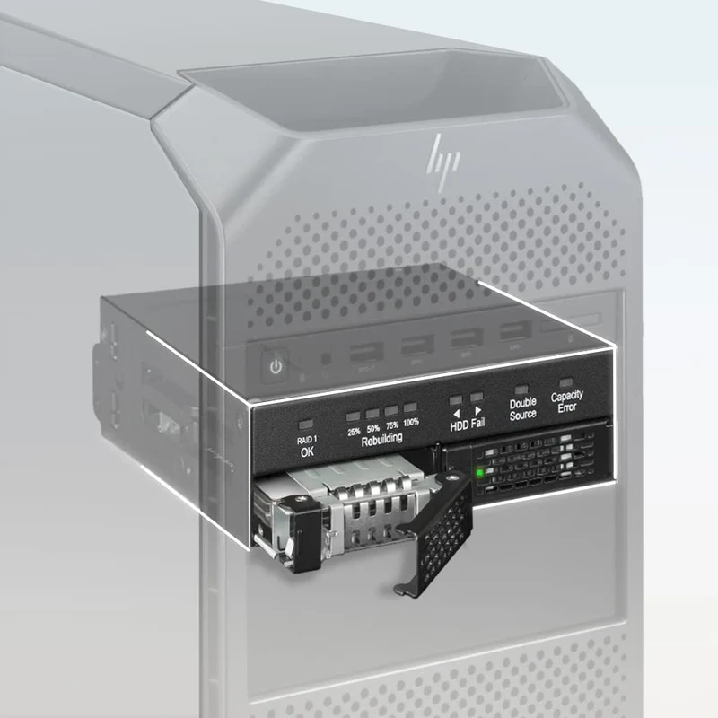 ICY DOCK 2 x 2.5 SATA HDD/SSD Removable RAID 1 Drive Enclosure for 5.25 Bay | ToughArmor MB902SPRB