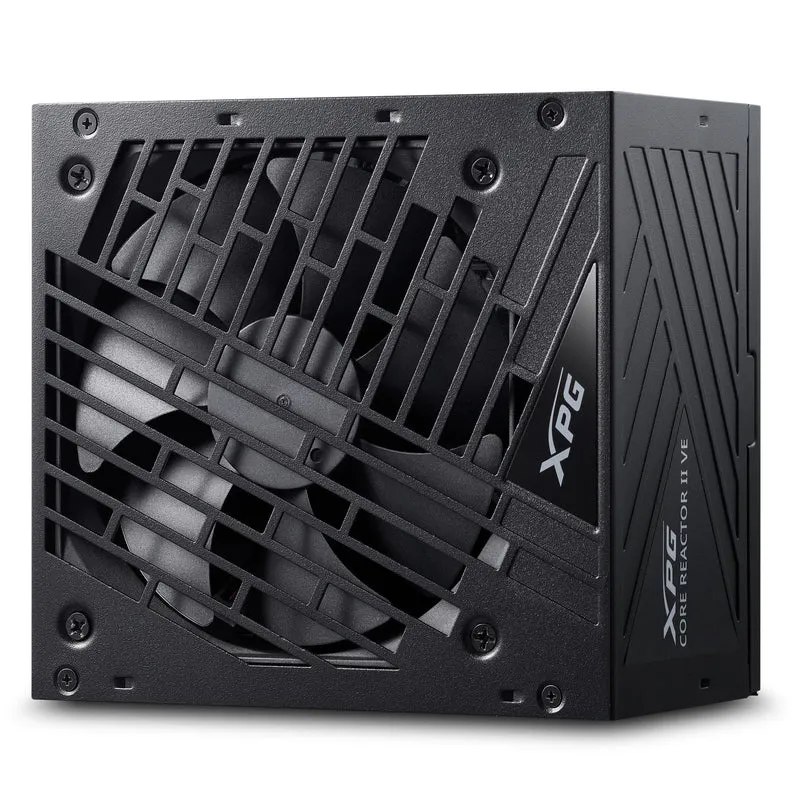 XPG CORE Reactor II VE 650W, Black, 80 Plus Gold PSU, FDB 120mm Fan, 140x150x86mm, ATX 3.1 / EPS v2.92