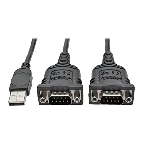 6ft 2Port USB DB9 Adapter FTDI