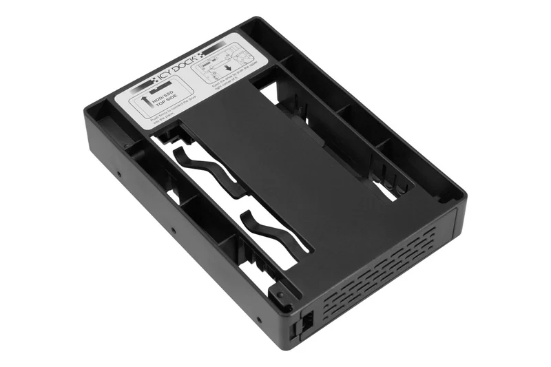 ICY DOCK 2.5 inch SATA SSD HDD to 3.5 SATA HDD Drive Bay Converter Mounting Bracket Kit Adapter EZConvert MB882SP1S3B