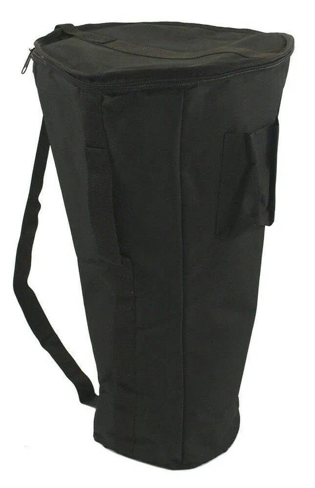 Deluxe PADDED DJEMBE Latin Drum Carry Case Gig BAG BLACK percussion gear New