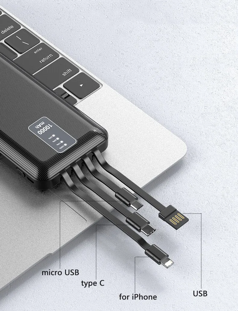 10000mAh Power Bank Portable Charging Powerbank