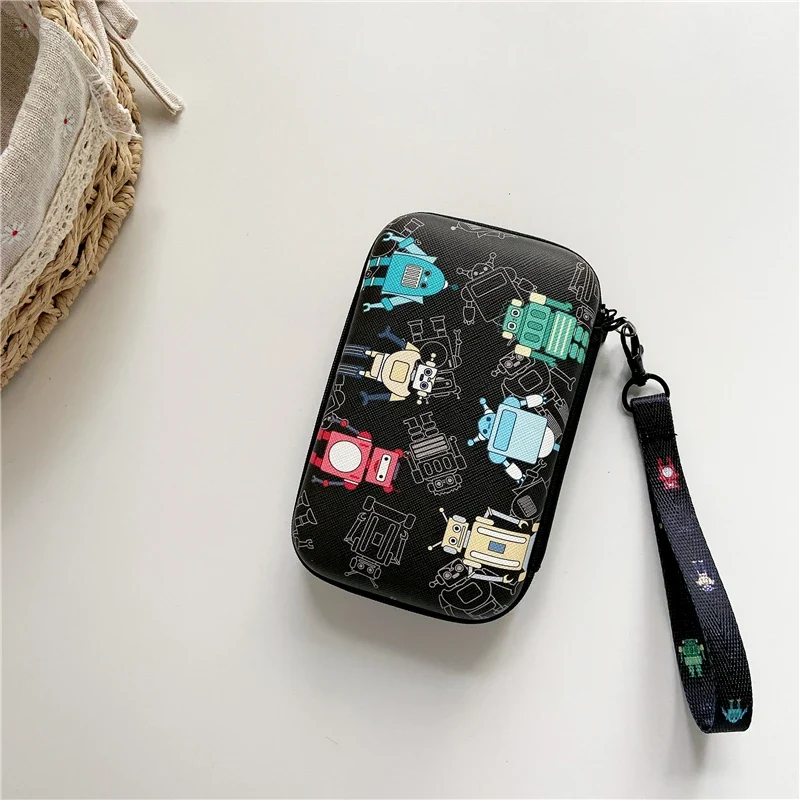 Lanyards Storage Bag Case For R36S R36H RG35XX H R36 Ultra K36 Video Game Console Handbag Pouch Protective Cover Box Accessories