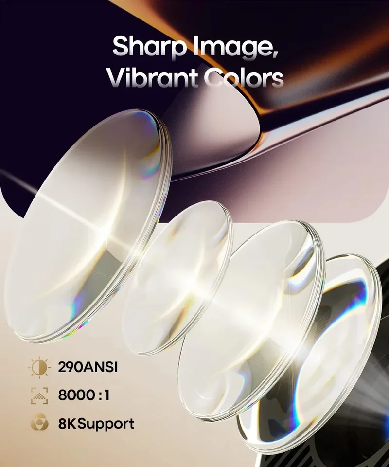 Magcubic Projector HY300 Pro 8K 1080P Outdoor Projetor Android 14 Dual Wifi6 290ANSI Allwinner H726 Home Cinema Projetor