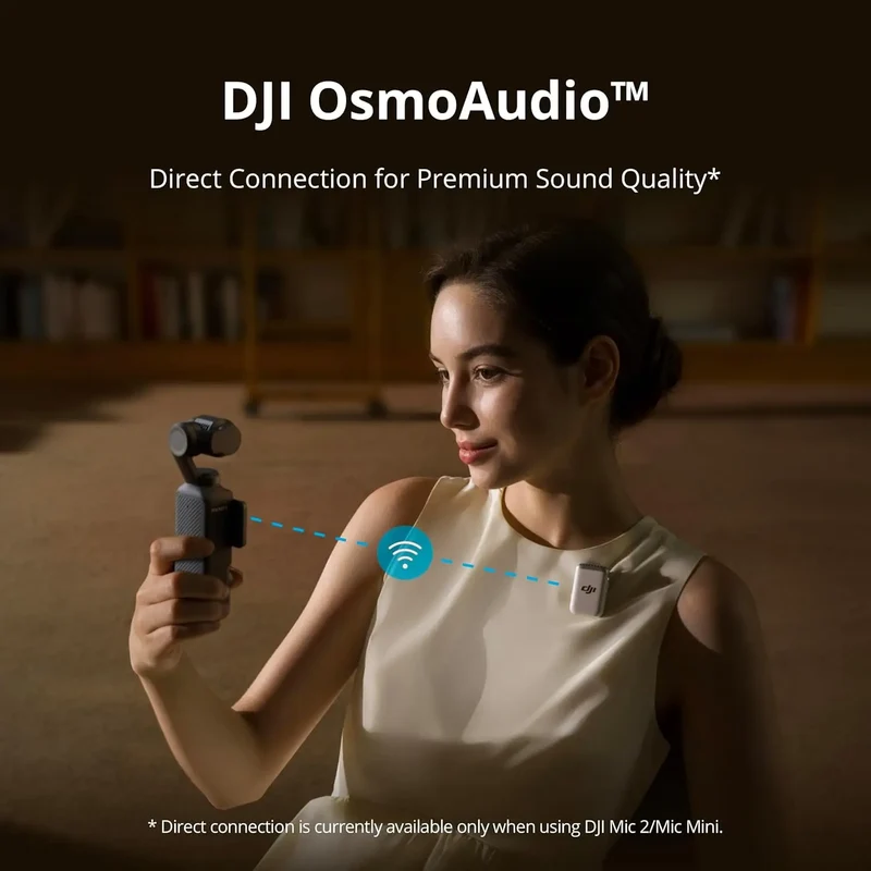 DJI Osmo Pocket 3 Portable Handheld Vlog Video Camera with 1 Inch CMOS Sensor, 4K 120fps Recording & 3 Axis Gimbal Stabilizer, Smart Face & Subject Tracking