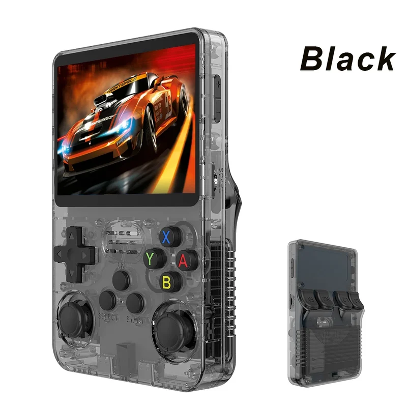 BOYHOM Original R36S Retro Handheld Video Game Console Linux System 3.5 Inch IPS Screen R35s Pro Portable Pocket Video Player 64GB Games 1G Ram