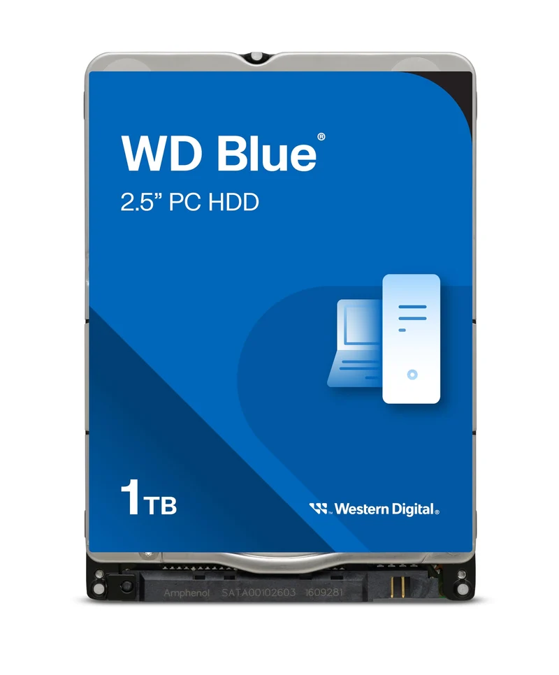 Western Digital Blue WD10SPZX 1 TB Hard Drive 2.5 Internal SATA (SATA/600)