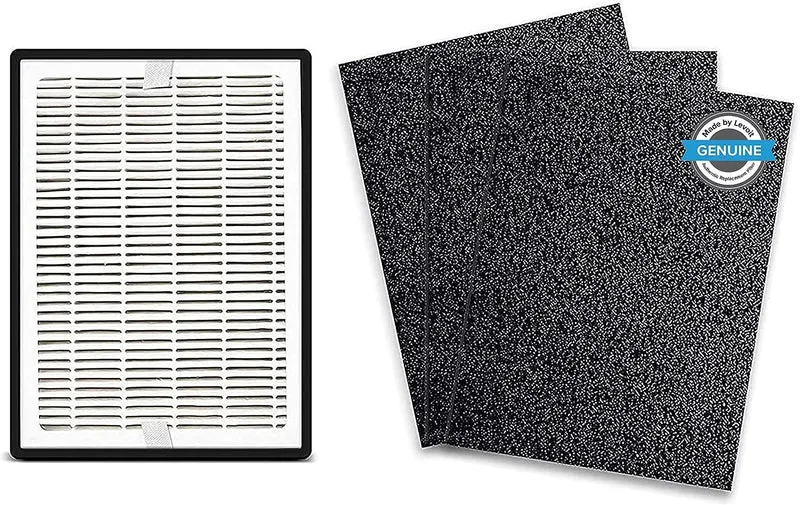 LEVOIT LVH126 Air Purifier Replacement Filter, HighEfficiency Activated Carbon, 3 Extra PreFilters, LVH126RF, Black
