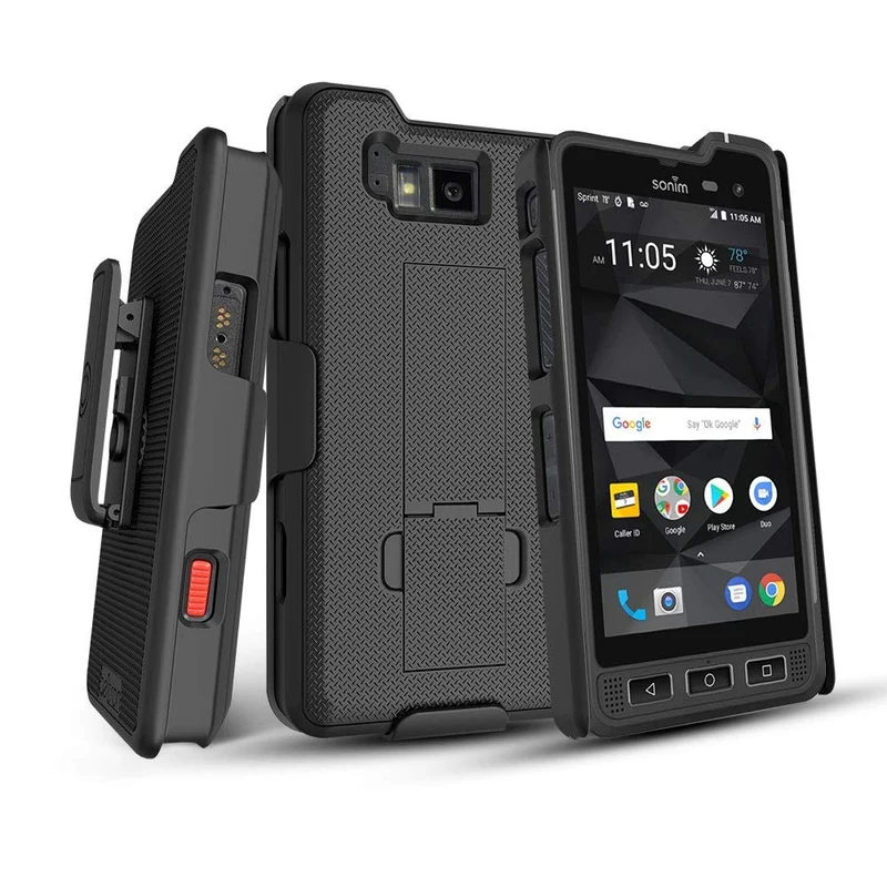 BELTRON Sonim XP8 Case with Holster, Heavy Duty Belt Clip with Swivel Clip for Sonim XP8 (AT&T FirstNet Sprint XP8800) Secure