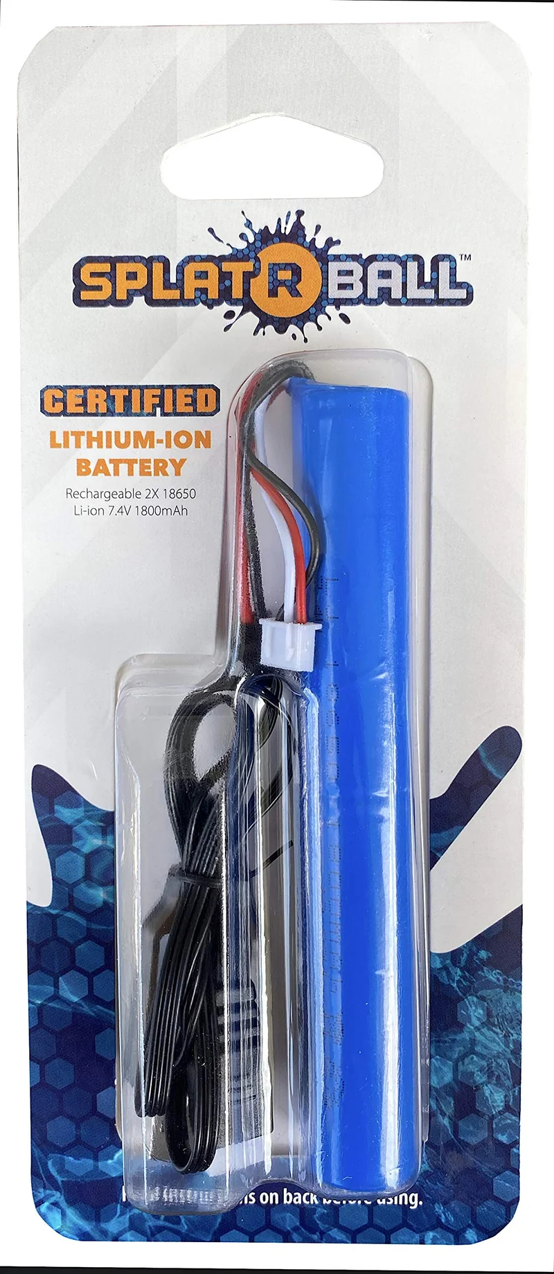 SplatRBall 7.4v Rechargeable Battery