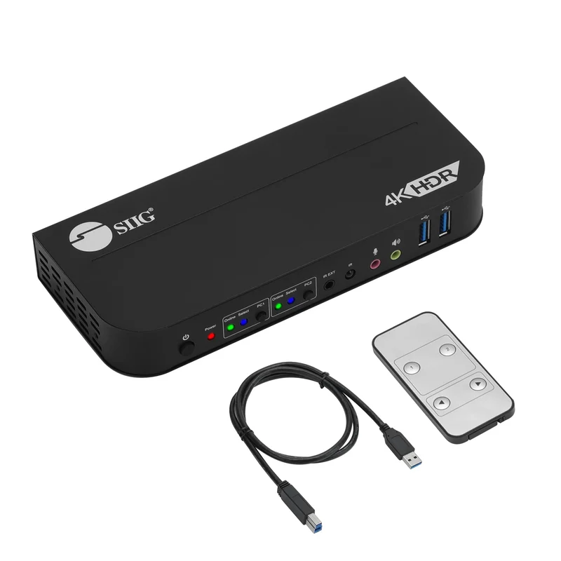 2x1 HDMI 4K KVM USB3 Switch